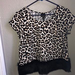 New cheetah print top